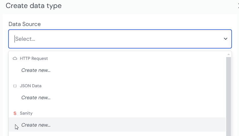 sanity-add-datatype