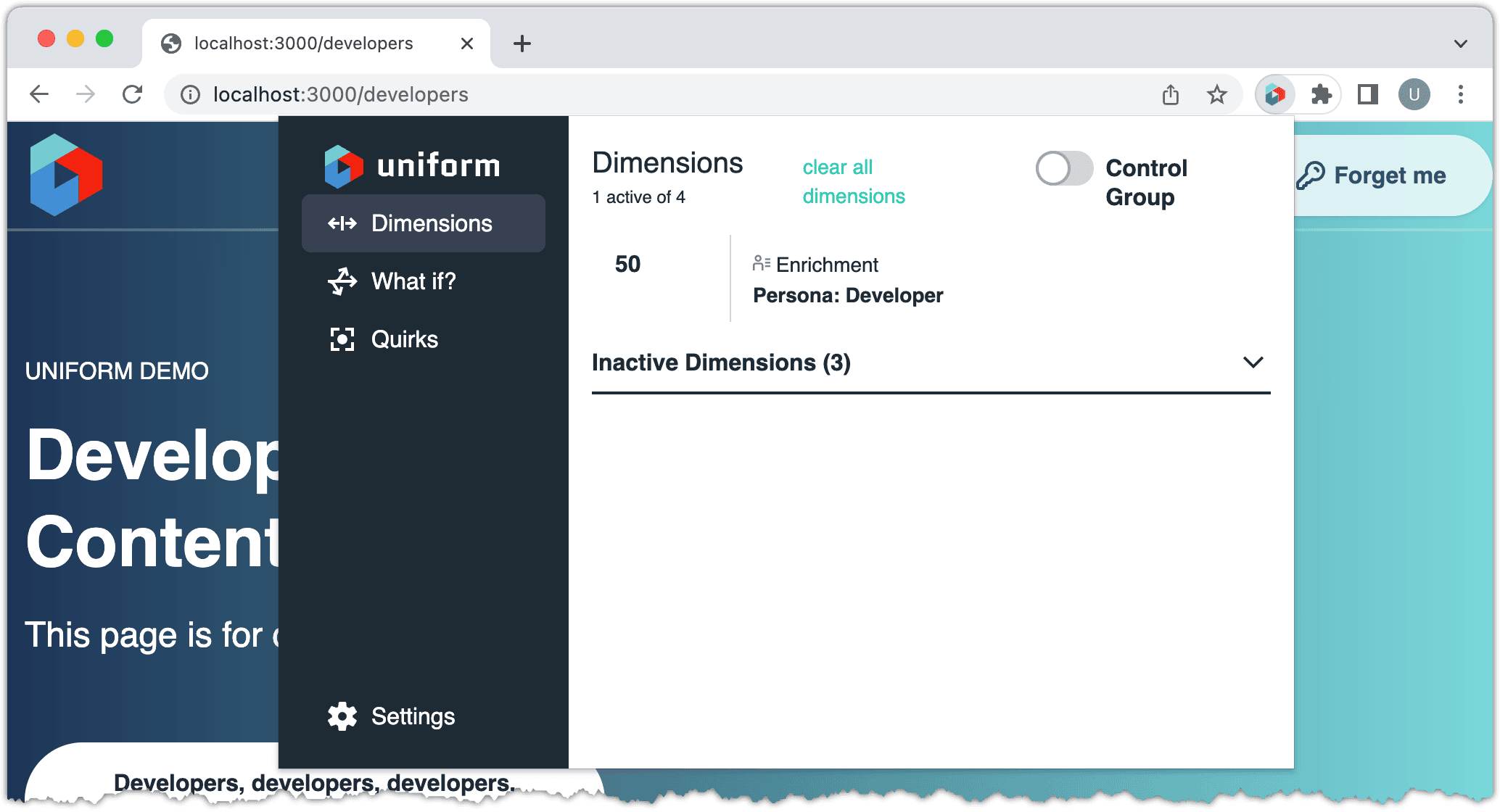 localhost-page-developers-extension-dimensions